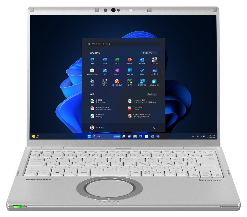 Panasonic Let\u0027s note FV5 CF-FV5TDAAS 14in Core Ultra 5 135U 記憶装置 16GB SSD 256GB Win11 Pro パナソニック レッツ万覚え帳