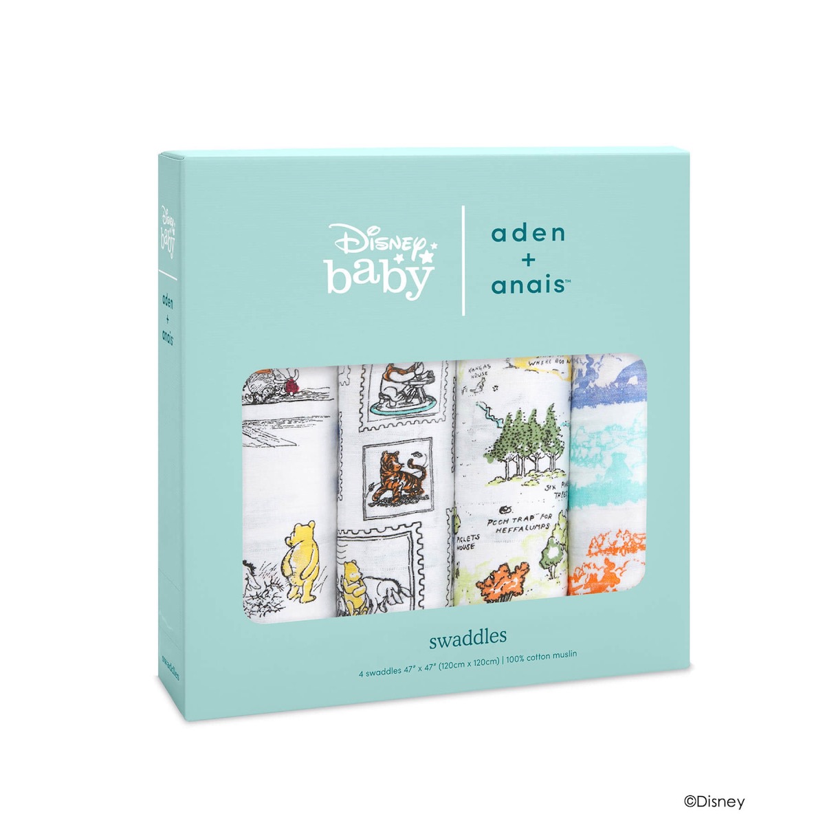 エイデン アンド アネイ Aden Anais ディズニー赤ん坊 モスリンスワドル 枚費え ウィニー ザ プー くまのプーさん モスリンコットン ガーゼ おくるみ コットン 産出す御祭り 退院祝い 幣物 ラッピング調和 数式敷地 ガーゼ Disn100j Winnie The Pooh Cannes Encheres Com