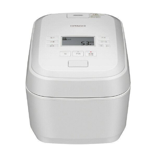 6月8日入荷予定を組む!!日立剪断応力水蒸気IHジャー炊飯器（5.5合炊き）フロストホワイト HITACHI 剪断応力＆水蒸気 ふっくら御膳 RZ-V100KM-W