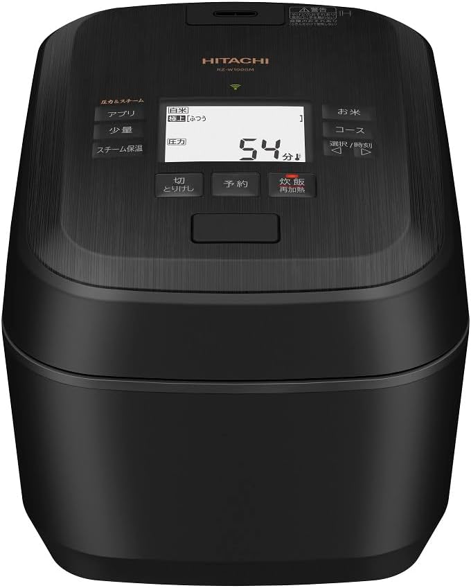楽天市場】日立 RZ-W100GM-K IH炊飯器 漆黒(ブラック) 圧力