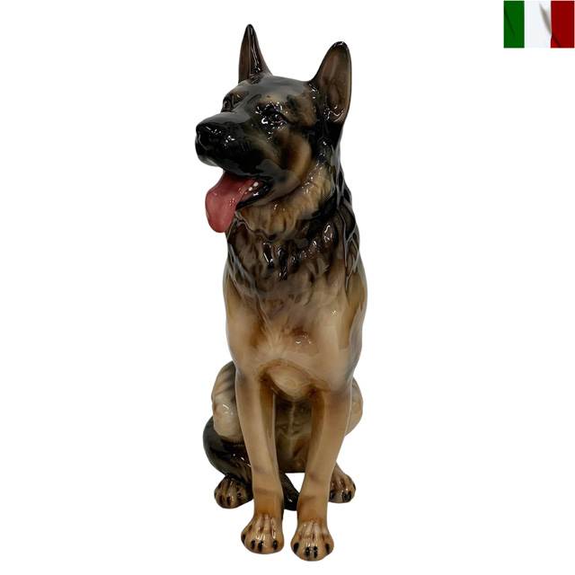 牧羊犬 飾りつけ 犬 瀬戸もの イタリア共和国 室内装飾 オブジェ