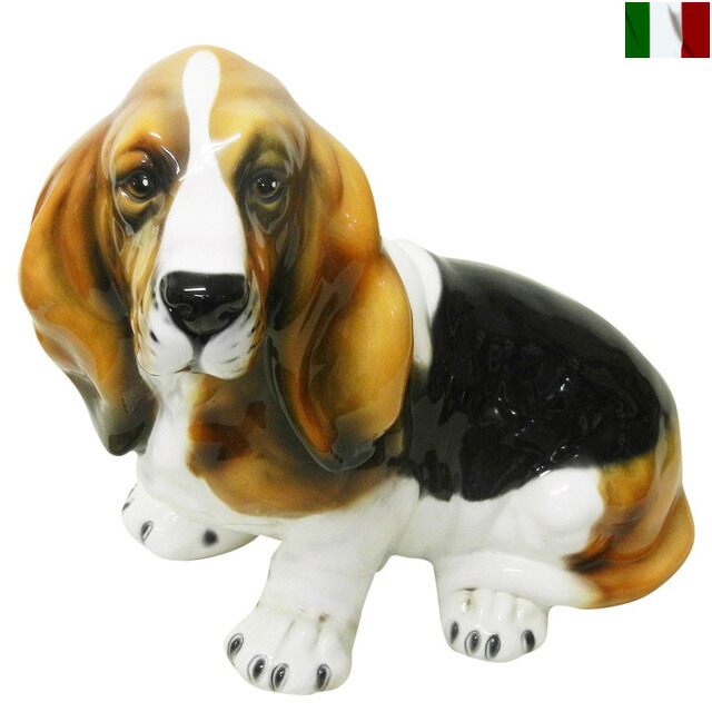 楽天市場】置物 グレーハウンド 犬 白 陶器 イタリア インテリア