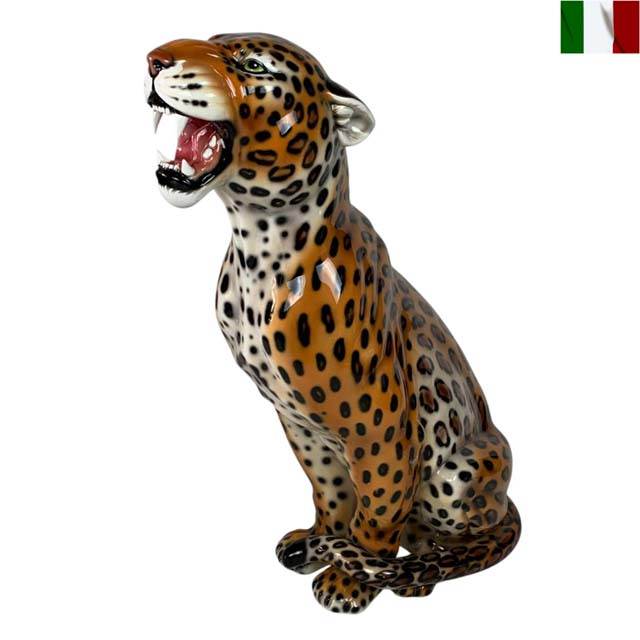 イタリア製 陶器 子チーター 29cm レオパード 置物 イタリア製 陶器 子チーター 29cm レオパード 置物 - メルカリ