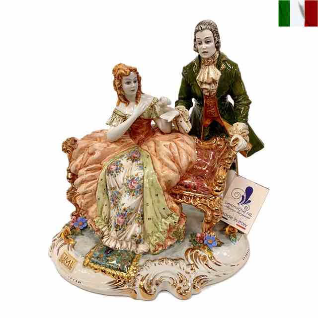 楽天市場】チャリオット 置物 馬車 女神 principe プリンシペ 陶人形