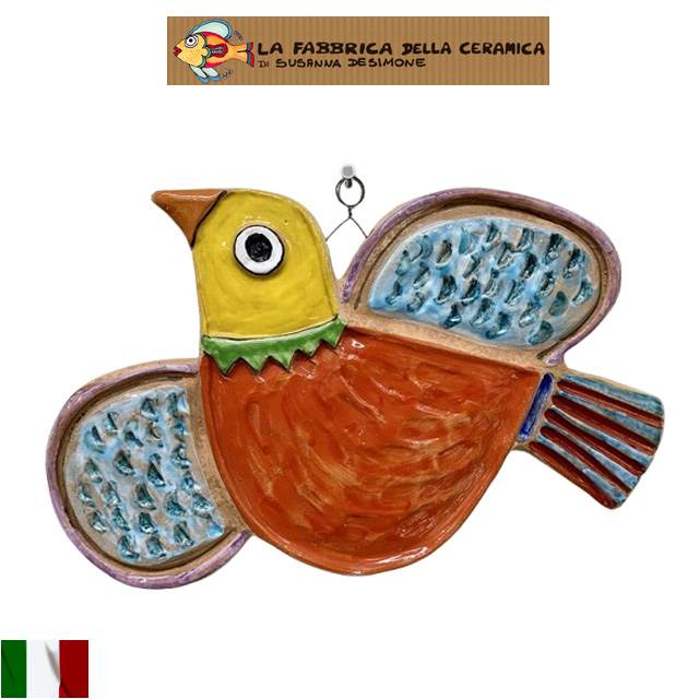 壁掛け 鳥 インテリア 陶器 スザンナ デ シモーネ イタリア