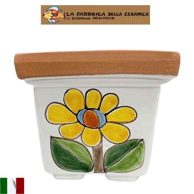 プランター カバー インテリア スザンナデシモーネ シチリア陶器 イタリア