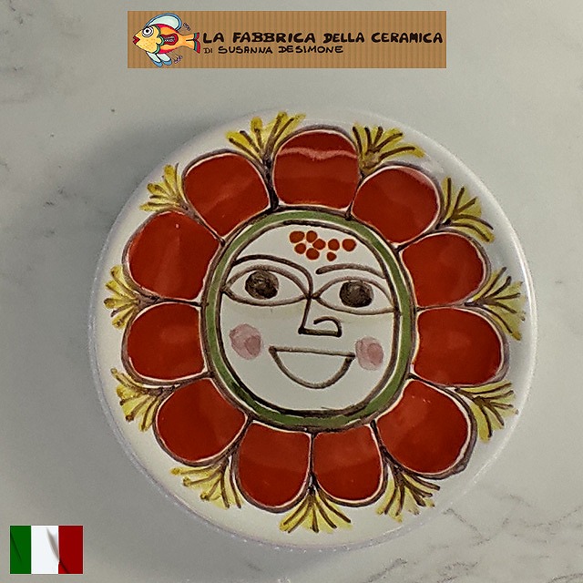 楽天市場】イタリア製 輸入雑貨 絵皿 太陽 壁掛け シチリア