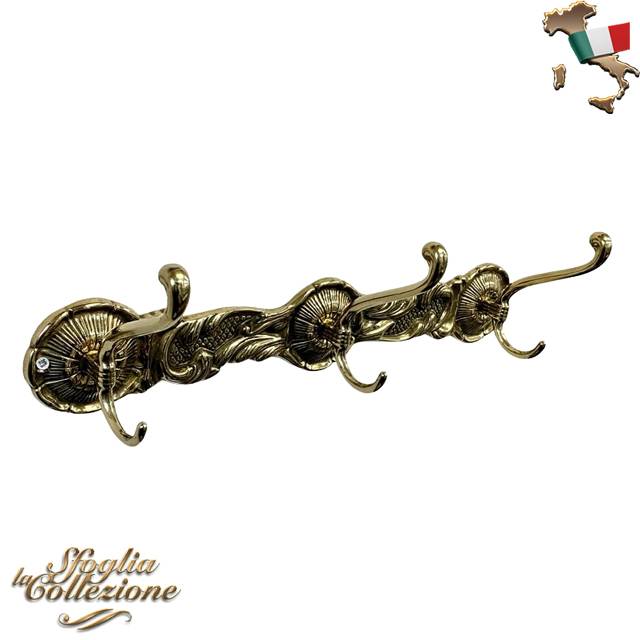 新品未使用４本セット！「アンティーク風・真鍮製ハンガー」ブラスハンガー♡ロココ 楽天市場】真鍮 ハンガー ブラス 装飾 豪華 重厚 とっておき