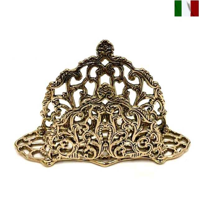 楽天市場】イタリア製 真鍮 ナプキンスタンドクラシック アンティーク