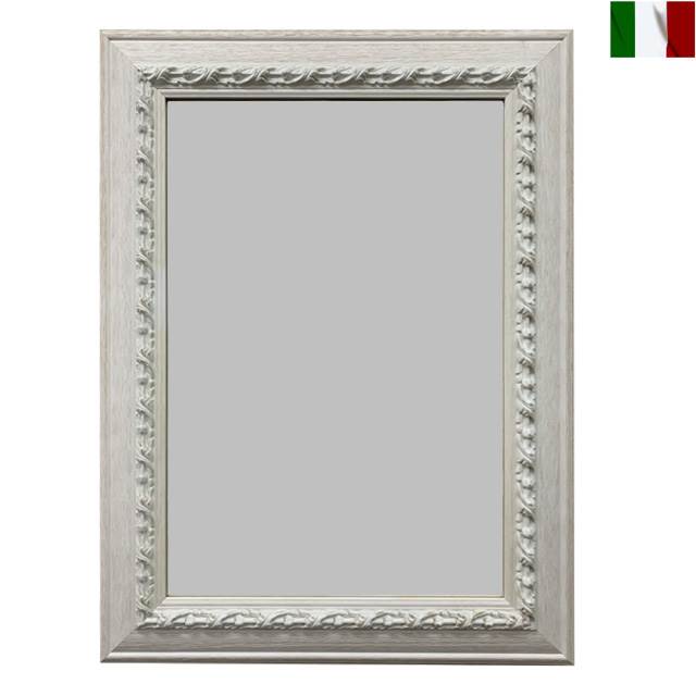 壁掛けミラー 壁掛け鏡 ウォールミラー クラシカル インテリア 長方形 イタリア｜艶姿家具