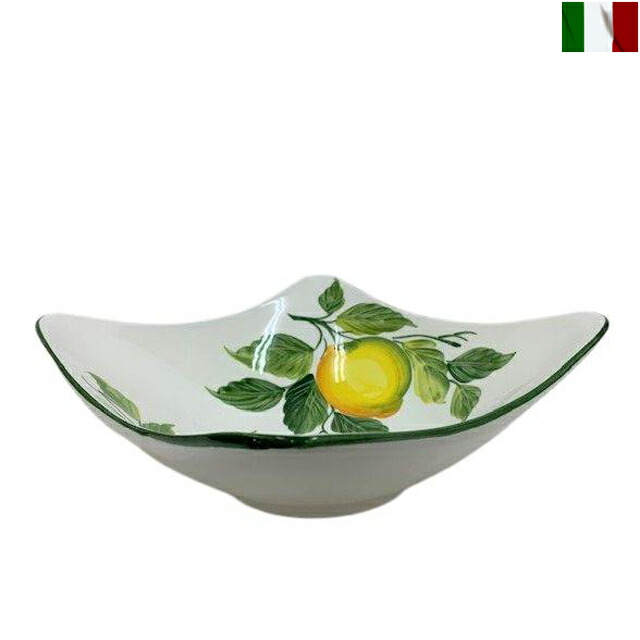 楽天市場】角皿 レモン柄 イタリア インテリア 正方形 洋食器