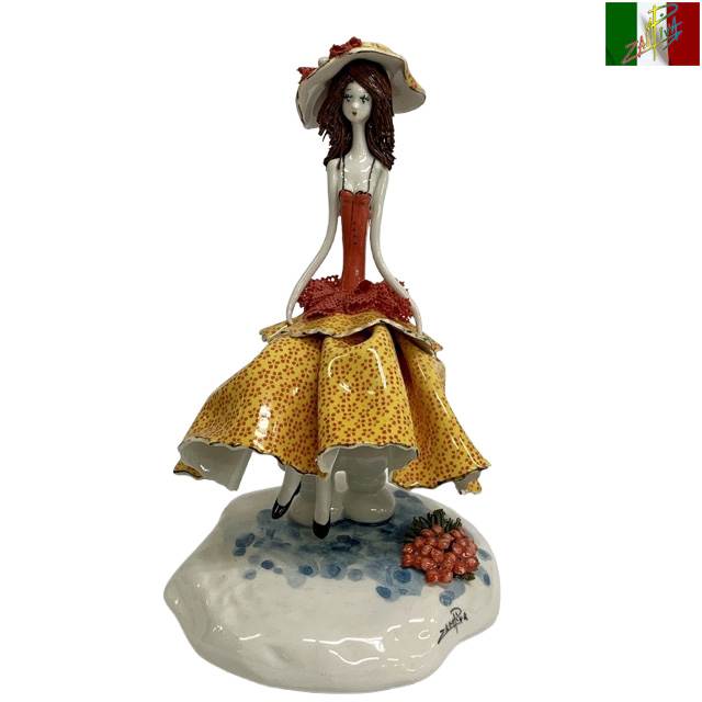 最終お値下げLLADRO　ショールの貴婦人　磁器人形　アンテーク 扇の貴婦人 (Blue) | リヤドロ公式オンライン