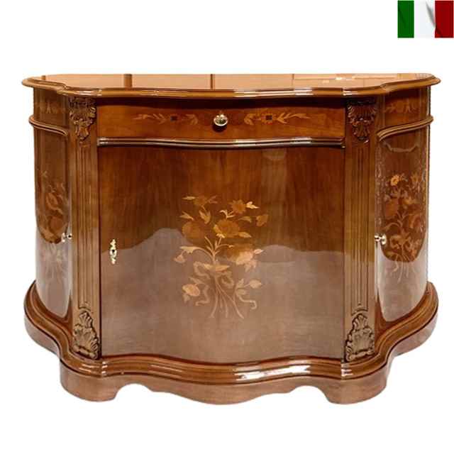 イタリア キャビネット 象嵌 サイドボード キャビネット 木製 イタリア 完成品 象嵌 イタリア サイドボード