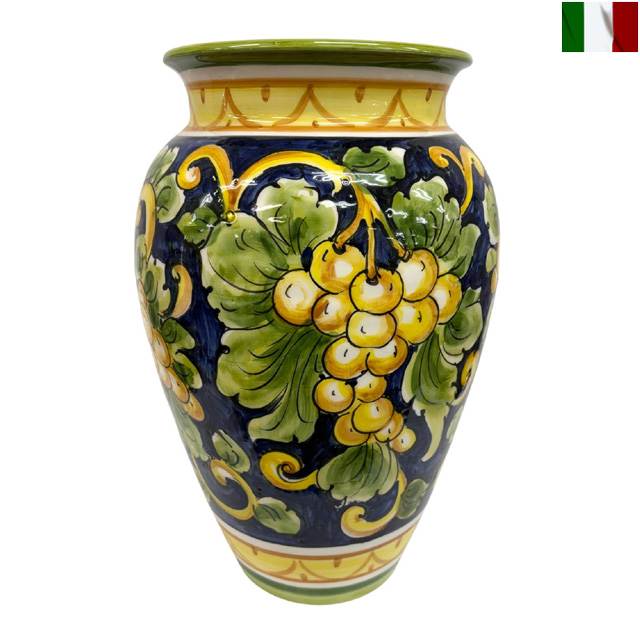 傘立て 花柄 古典派音楽 室内装飾 イタリア共和国 瀬戸もの
