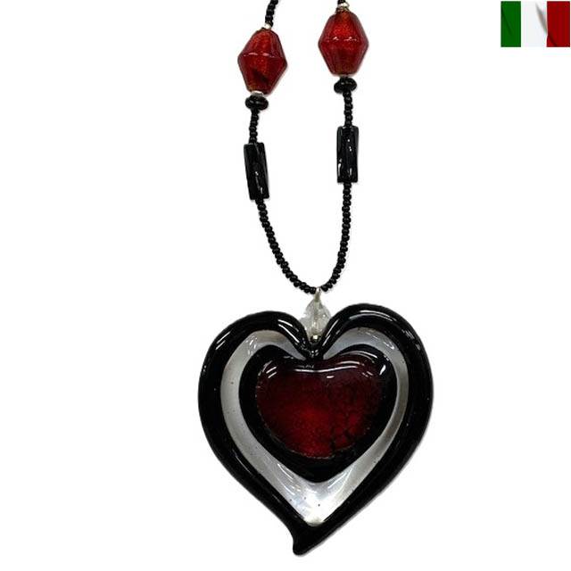 ベネチアングラス ペンダント イタリア ヴェネチアンガラス ビーズ ネックレス