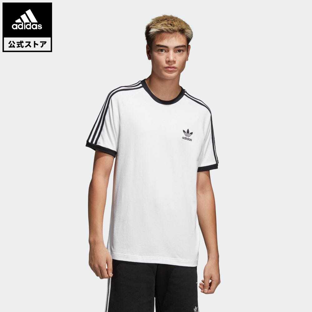 楽天市場 公式 アディダス Adidas オリジナルス Tシャツ 3 Stripes Tee オリジナルス レディース メンズ ウェア トップス Tシャツ 白 ホワイト Cw13 半袖 Adidas Online Shop 楽天市場店