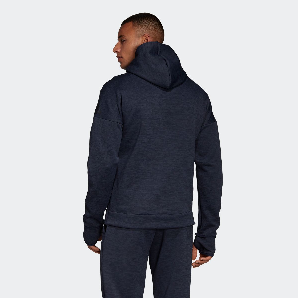 adidas: Adidas adidas M adidas Z.N.E. Phew it is D fast adidas Z.N.E Zip Through Hoodie adidas Light Grey Mens