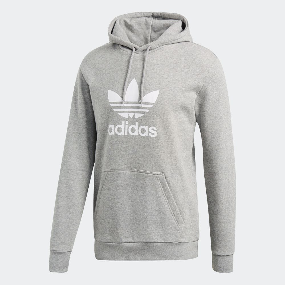 楽天市場 公式 アディダス Adidas トレフォイル パーカー オリジナルス レディース メンズ ウェア トップス パーカー フーディー スウェット トレーナー グレー Dt7963 トレーナー Adidas Online Shop 楽天市場店