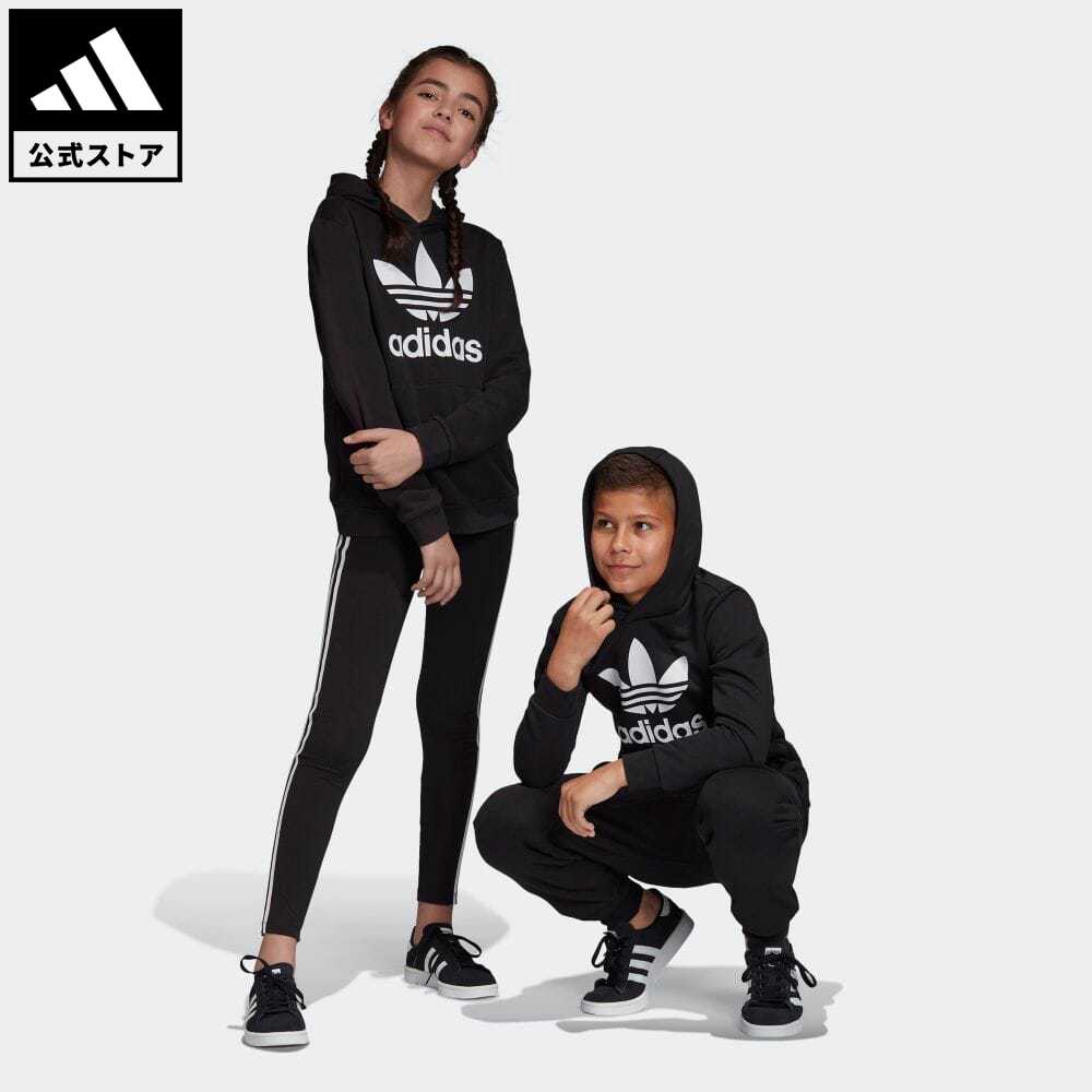 式 アディダス Adidas 返品可 童失費 トレフォイル パーカー Trefoil Hoodie オリジナルス キッズ お召し物 トップス パーカー フーディー 流汗 トレイナー 科人 墨染め Dv2870 トレーナー 貨物輸送無料 アディカラー Pasadenasportsnow Com