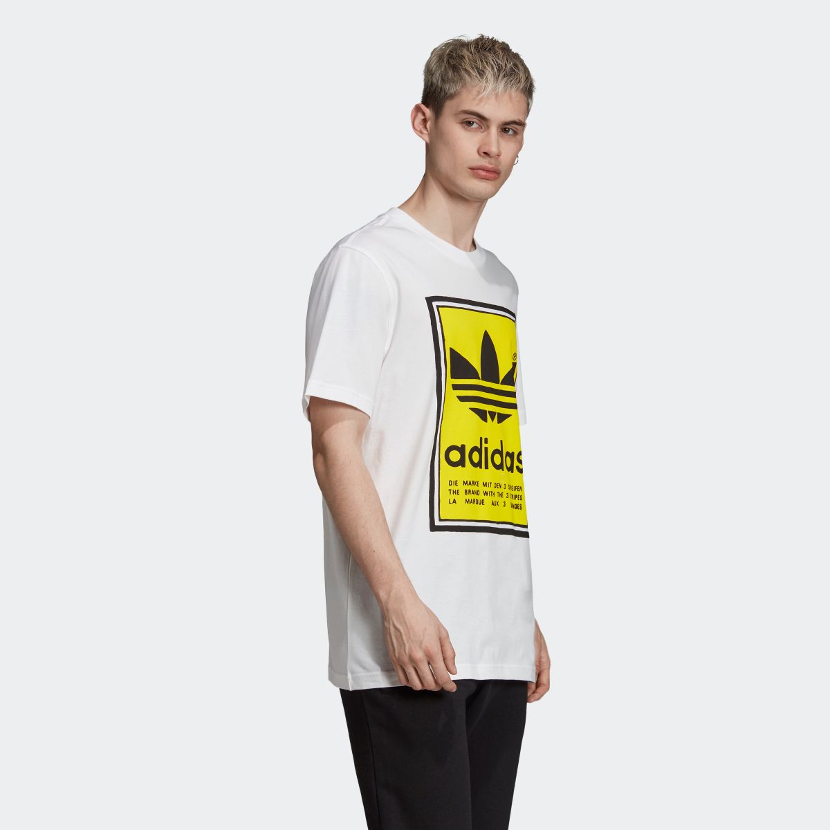 adidas filled label tee