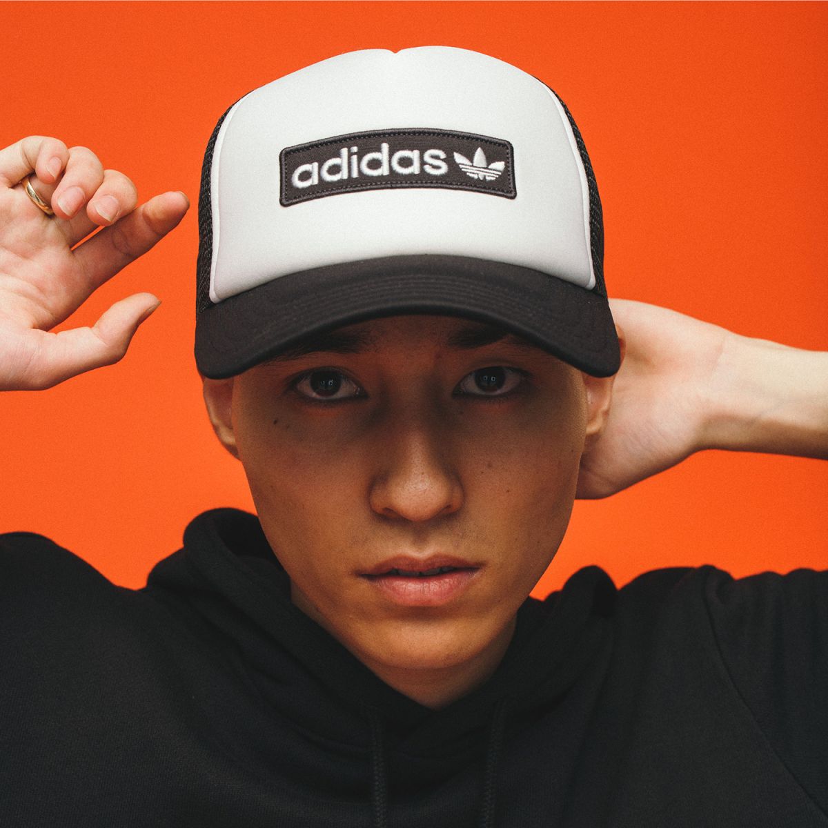 adidas foam trucker hat