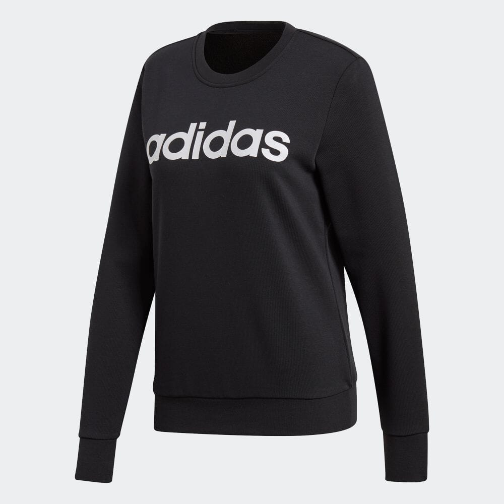 楽天市場】【公式】アディダス adidas エッセンシャルズ リニア スウェットシャツ / Essentials Linear Sweatshirt  レディース ウェア トップス スウェット 黒 ブラック DP2363：adidas Online Shop 楽天市場店
