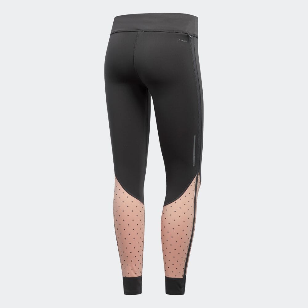 楽天市場 公式 アディダス Adidas ランニング オウン ザ ラン ポルカドット タイツ Own The Run Polka Dot Tights レディース ウェア ボトムス タイツ グレー Fh8624 レギンス スポーツウェア ランニングウェア Adidas Online Shop 楽天市場店