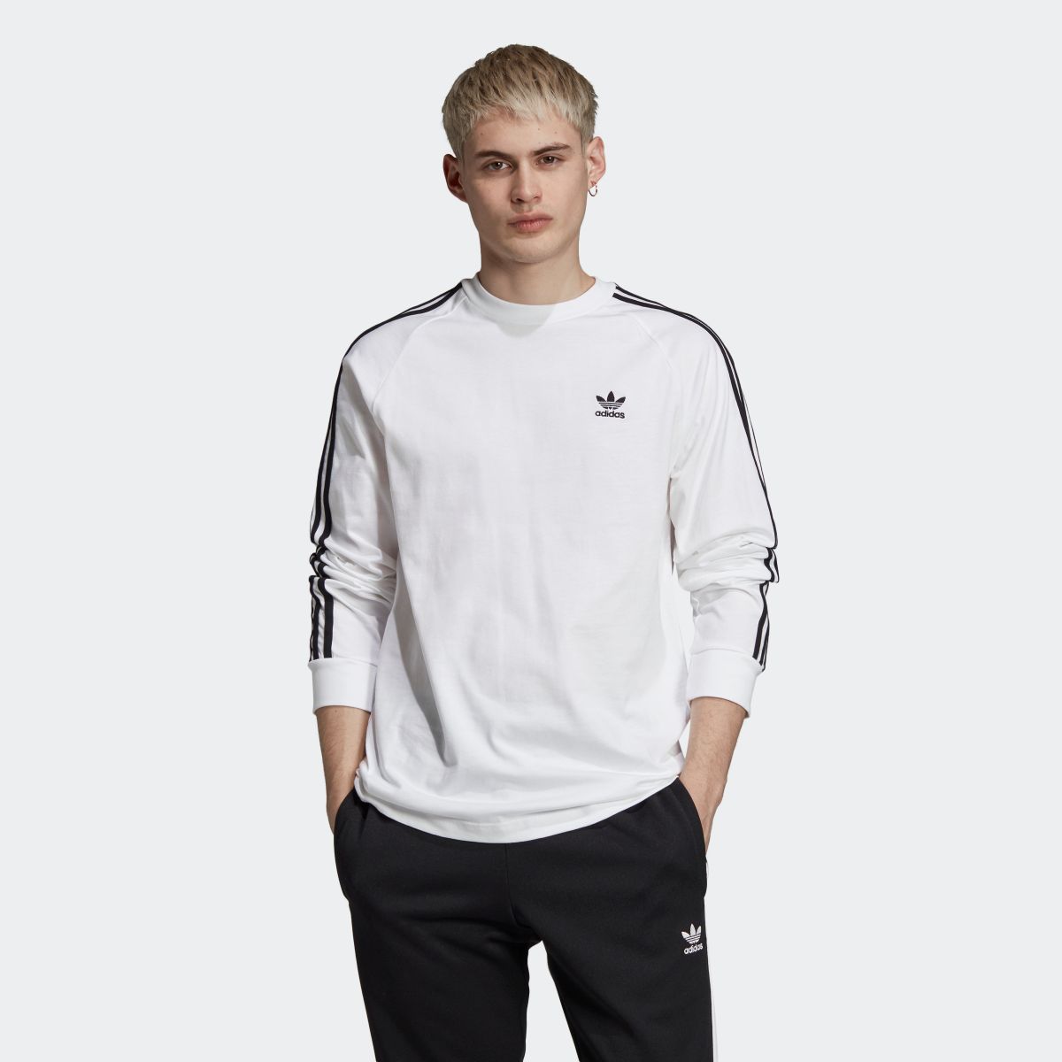 Adidas 3 Stripes Tee White Adidas Us