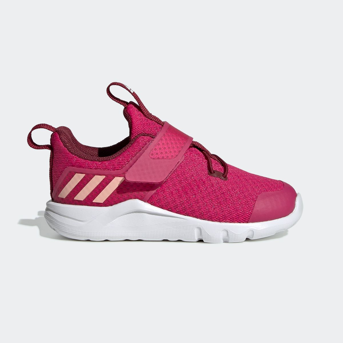 Girls Pink adidas Rapidaflex El Sneakers Casual