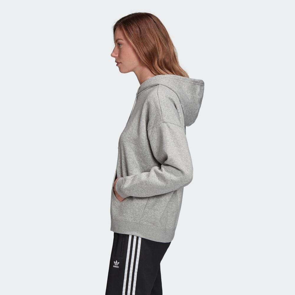 楽天市場 公式 アディダス Adidas ラージ ロゴ パーカー オリジナルス レディース ウェア トップス パーカー スウェット グレー Fs7221 トレーナー Dance Adidas Online Shop 楽天市場店
