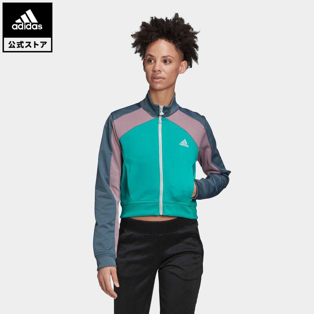 楽天市場 公式 アディダス Adidas Id トラック ジャケット Id Track Jacket アスレティクス レディース ウェア トップス ジャージ 緑 グリーン Gg67 Adidas Online Shop 楽天市場店