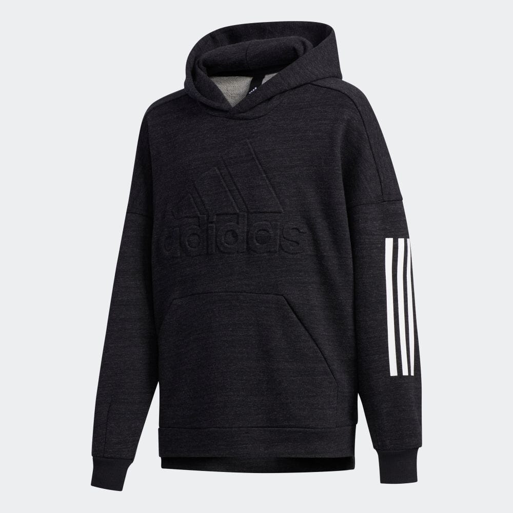 楽天市場 公式 アディダス Adidas 返品可 ジム トレーニング クルー パーカー Crew Hoodie キッズ ウェア 服 アウター ジャケット ジャージ 黒 ブラック Fm2851 Adidas Online Shop 楽天市場店