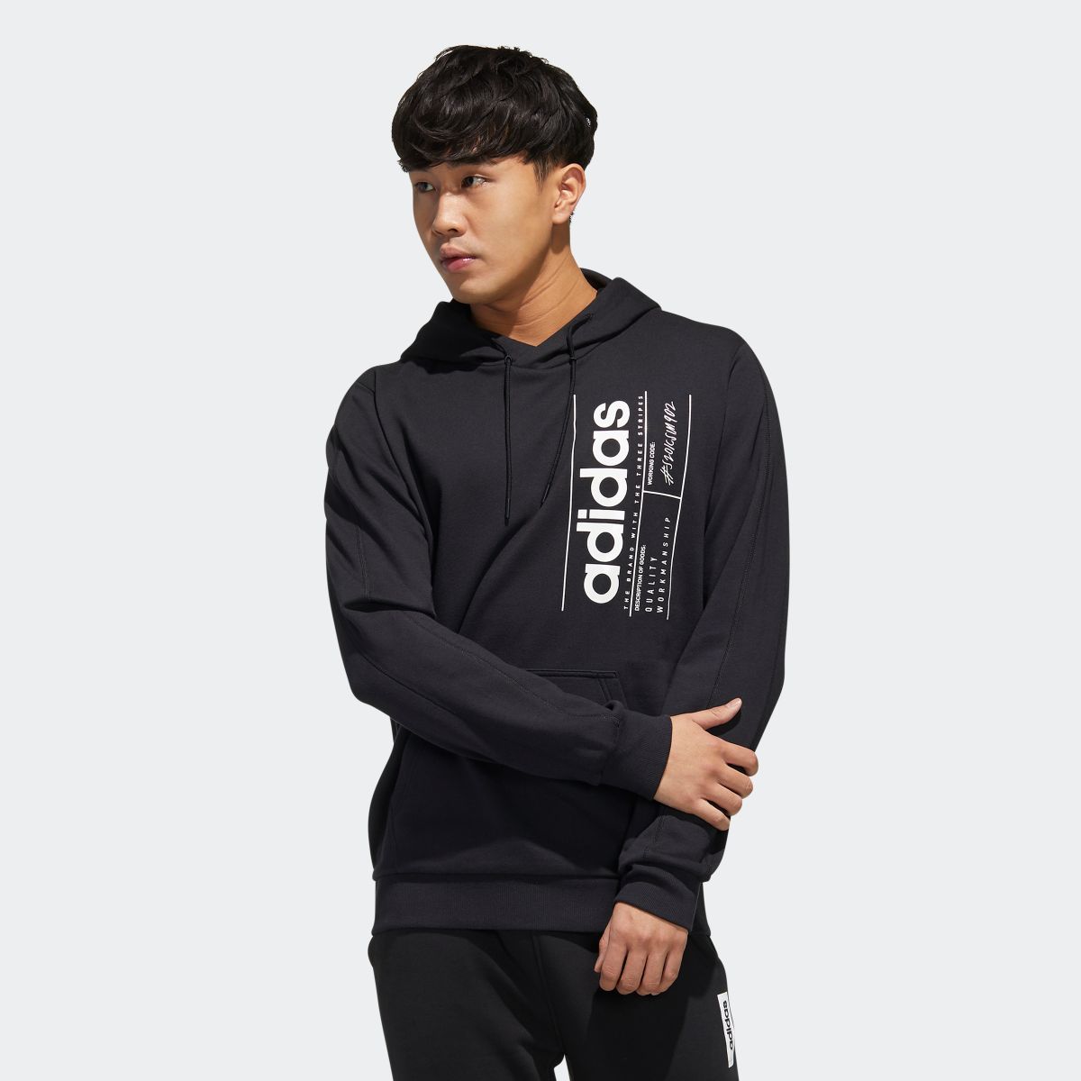 adidas hooded sweatshirt