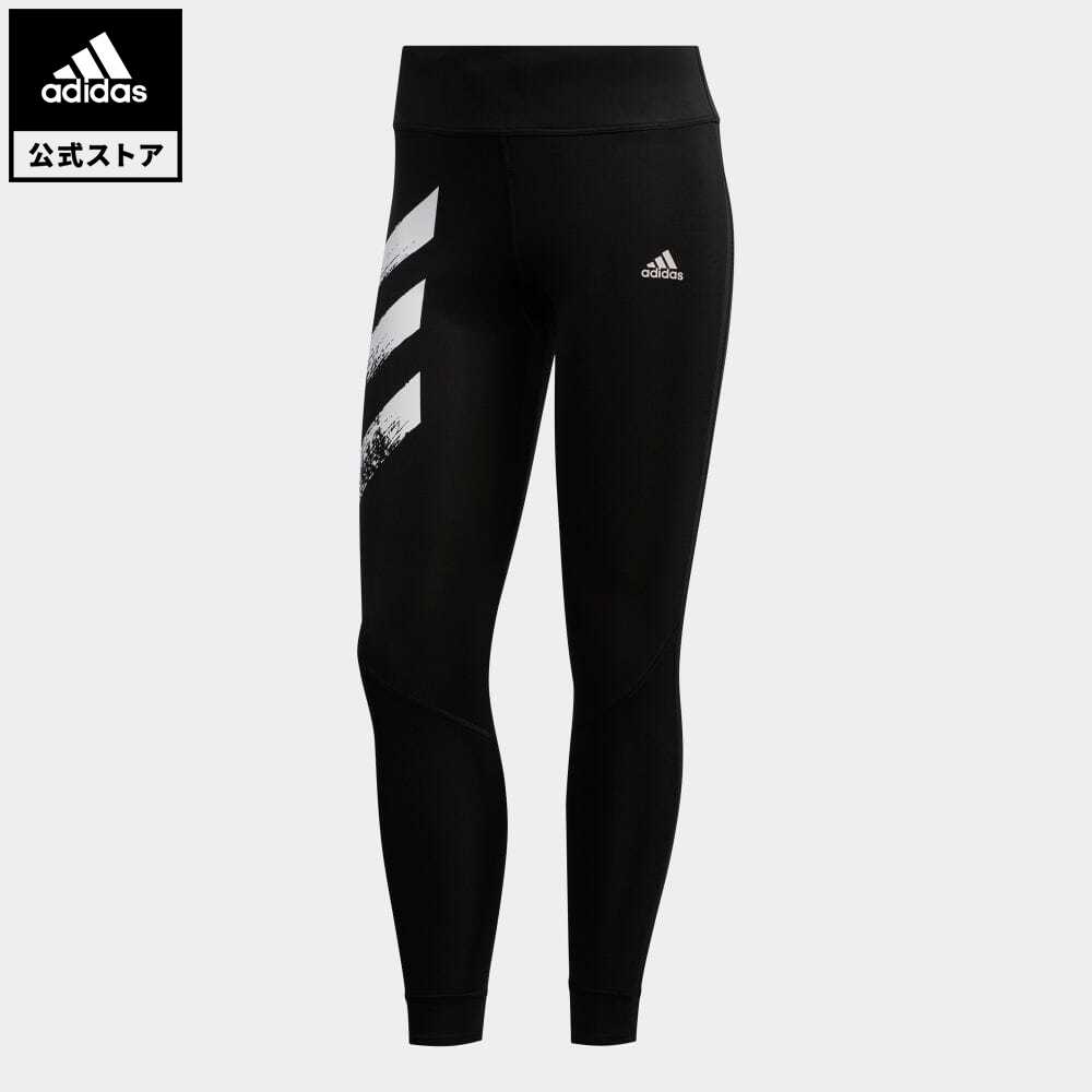 堅苦しさ アディダス Adidas 返品可 蘭ニング オウン ザ ラン 3ストライプス ファスト タイツ Own The Run 3 Stripes Fast Tights レディース 衣 ボトムス タイツ 墨染め 真っ黒 Fp7539 Walking Jogging スポーツウェ 貨物輸送無料 3 ストライプス