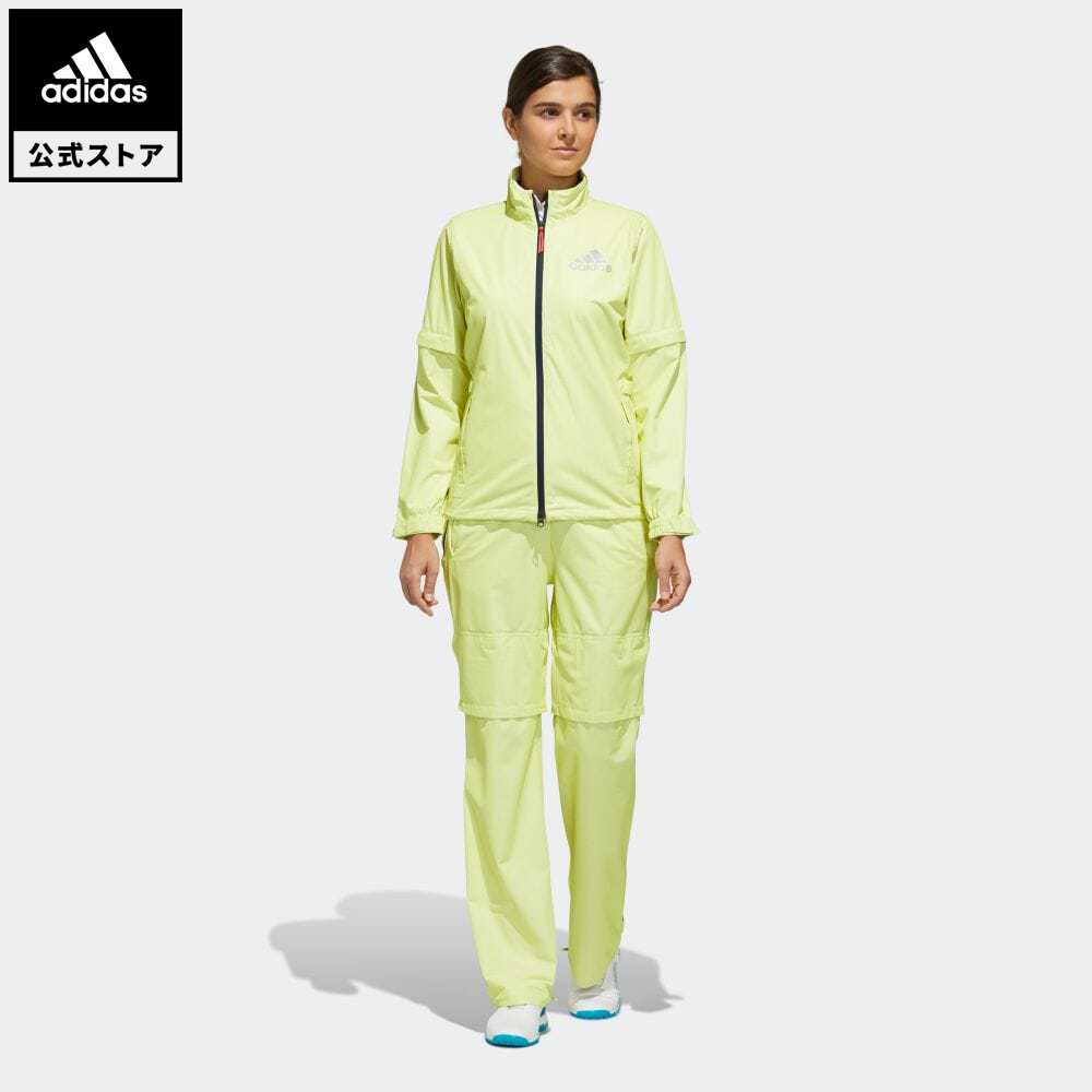 楽天市場 公式 アディダス Adidas ゴルフ Adidas ハイストレッチレインスーツ ゴルフ Rain Suit レディース ウェア セットアップ イエロー Fi7902 上下 Adidas Online Shop 楽天市場店