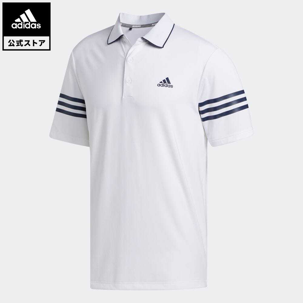 算式 アディダス Adidas 返品可 ゴルフ Ultimate365 スリーストライプス半袖ポロ メンズ べべ トップス ポロジャージー 白色 白 Fq53 貨物輸送無料 公式特売催し セール経費 アルティヘルメット365 Pasadenasportsnow Com