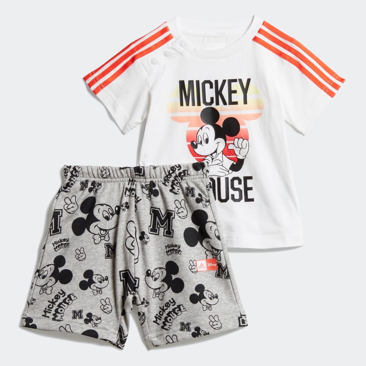 楽天市場 公式 アディダス Adidas ディズニー ミッキーマウス サマーセット Disney Mickey Mouse Summer Set キッズ ボーイズ ジム トレーニング ウェア セットアップ Fm2864 Adidas Online Shop 楽天市場店