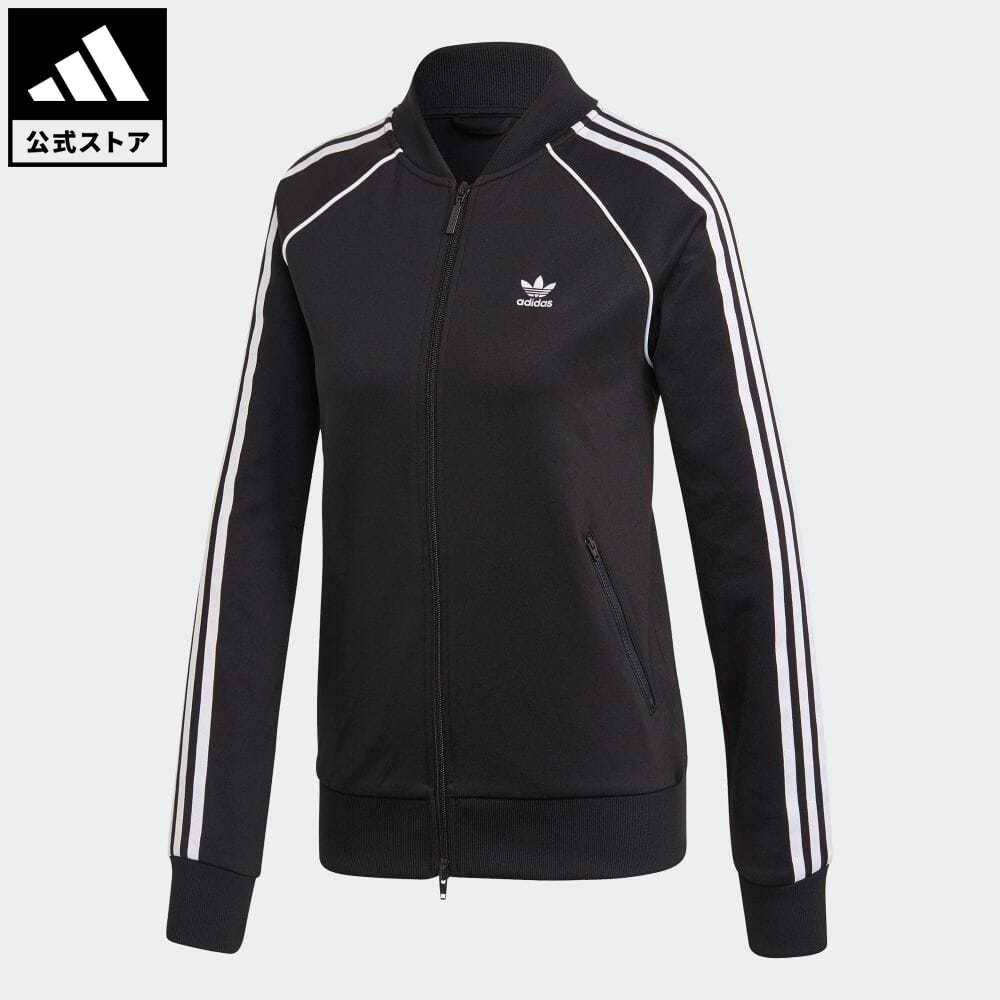 楽天市場 公式 アディダス Adidas Sst トラックジャケット オリジナルス レディース ウェア トップス ジャージ 黒 ブラック Fm32 Adidas Online Shop 楽天市場店