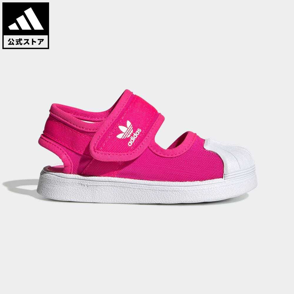楽天市場 公式 アディダス Adidas 返品可 Ss 360 サンダル Ss 360 Sandals オリジナルス キッズ シューズ 靴 サンダル ピンク Eg5712 Adidas Online Shop 楽天市場店