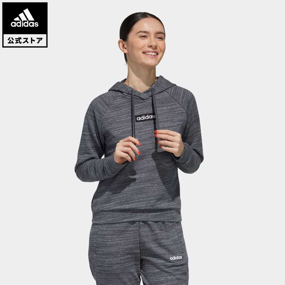 楽天市場 公式 アディダス Adidas ジム トレーニング エッセンシャルズ パーカー Essentials Hoodie レディース ウェア トップス パーカー スウェット グレー Fm0171 トレーナー Adidas Online Shop 楽天市場店