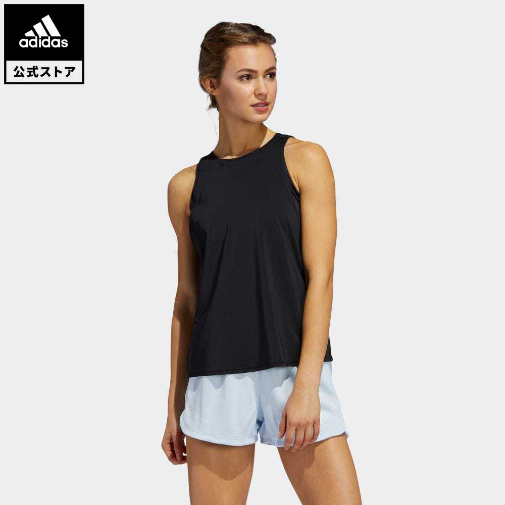 楽天市場 公式 アディダス Adidas ジム トレーニング ダブルアップ タンクトップ Double Up Tank Top レディース ウェア トップス タンクトップ 黒 ブラック Fl2326 トップス Adidas Online Shop 楽天市場店