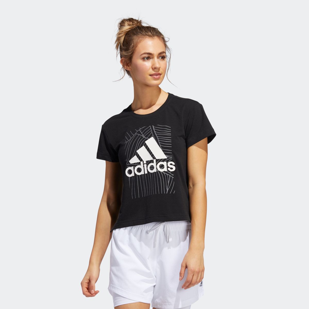 楽天市場 公式 アディダス Adidas ジム トレーニング バイブス 半袖tシャツ Vibes Tee レディース ウェア トップス Tシャツ 黒 ブラック Fl2351 半袖 P1104 Adidas Online Shop 楽天市場店