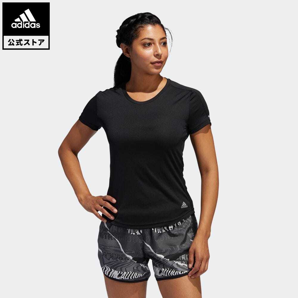 楽天市場 公式 アディダス Adidas ランニング ランイット 半袖tシャツ Run It Tee レディース ウェア トップス Tシャツ 黒 ブラック Fl7802 ランニングウェア 半袖 Adidas Online Shop 楽天市場店