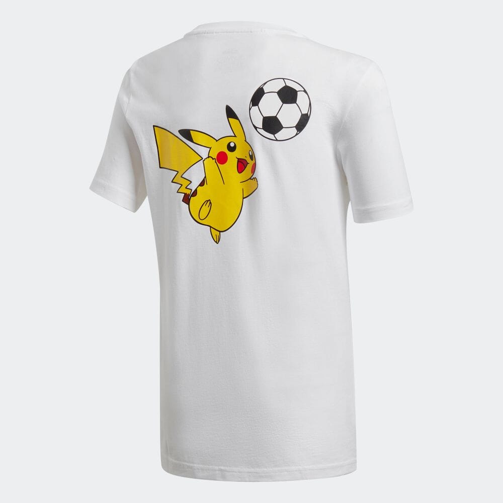 楽天市場 公式 アディダス Adidas ポケモン 半袖tシャツ Pokemon Tee キッズ ウェア トップス Tシャツ 白 ホワイト Ge0774 半袖 Adidas Online Shop 楽天市場店