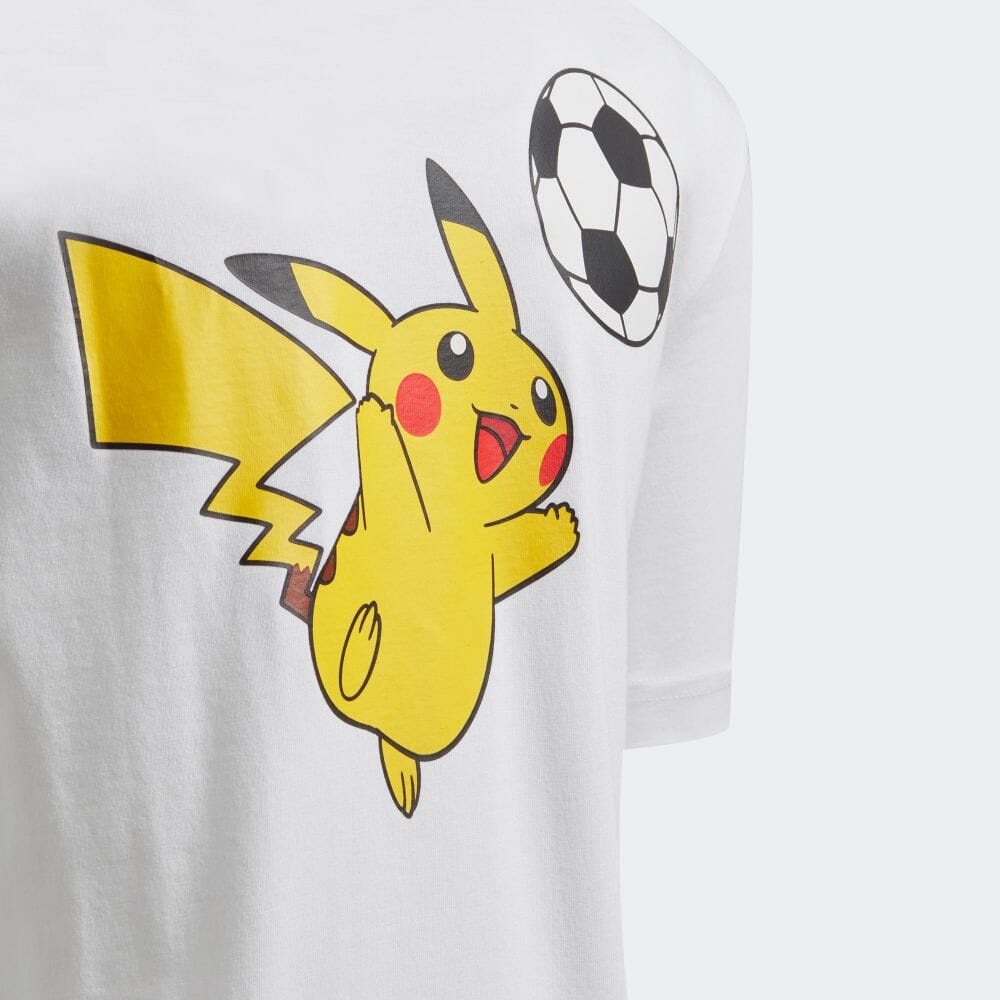 楽天市場 公式 アディダス Adidas ポケモン 半袖tシャツ Pokemon Tee キッズ ウェア トップス Tシャツ 白 ホワイト Ge0774 半袖 Adidas Online Shop 楽天市場店