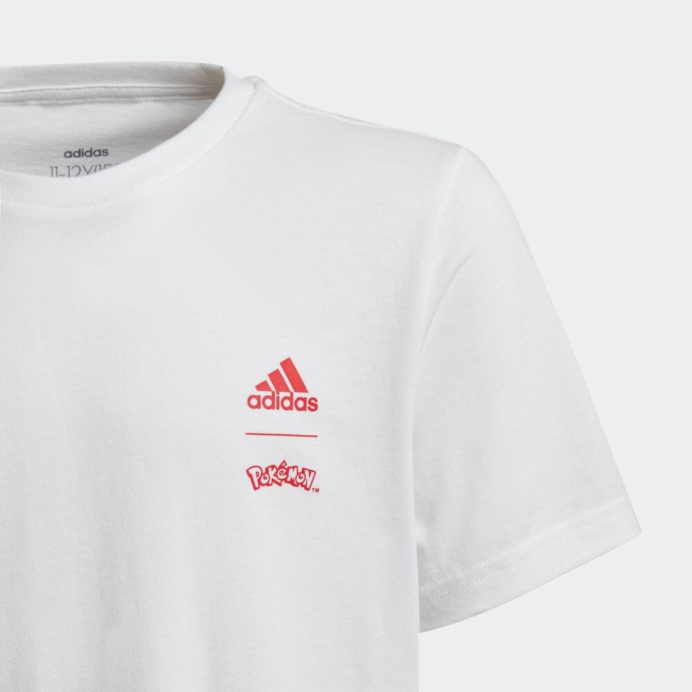 楽天市場 公式 アディダス Adidas ポケモン 半袖tシャツ Pokemon Tee キッズ ウェア トップス Tシャツ 白 ホワイト Ge0774 半袖 Adidas Online Shop 楽天市場店