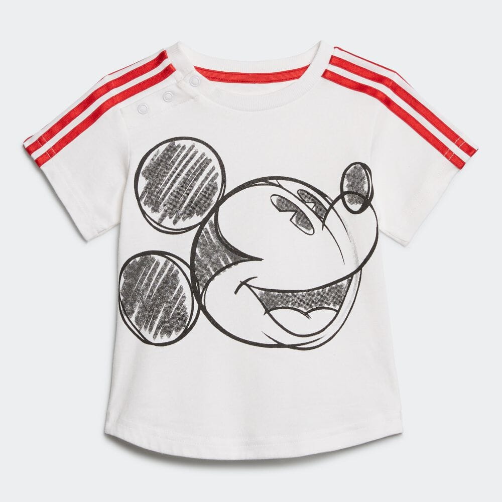 楽天市場 公式 アディダス Adidas ジム トレーニング ディズニー ミッキーマウス サマーセット Mickey Mouse Summer Set キッズ ウェア セットアップ 白 ホワイト Gd3724 上下 Adidas Online Shop 楽天市場店