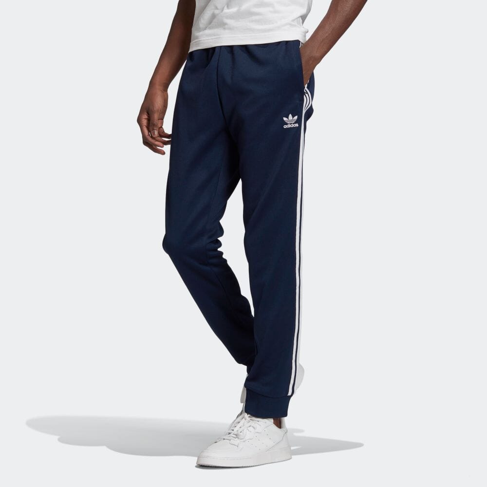 楽天市場 全品送料無料 2 18 19 00 2 24 09 59 公式 アディダス Adidas アディカラー クラシック Primeblue Sst トラックパンツ ジャージ オリジナルス レディース メンズ ウェア ボトムス ジャージ パンツ 青 ブルー Gf09 下 Dance P0219 Adidas Online