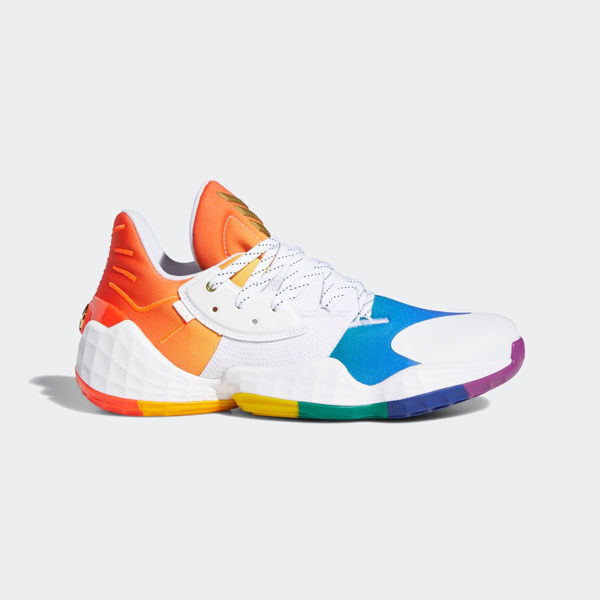 楽天市場 公式 アディダス Adidas バスケットボール ハーデン Vol 4 プライド Harden Vol 4 Pride メンズ シューズ スポーツシューズ 白 ホワイト Fx4797 バッシュ Adidas Online Shop 楽天市場店