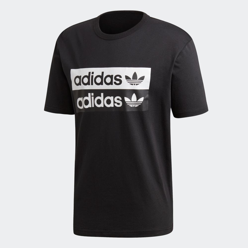 楽天市場 公式 アディダス Adidas ロゴ 半袖tシャツ Logo Tee オリジナルス メンズ ウェア トップス Tシャツ 黒 ブラック Ej7266 半袖 Adidas Online Shop 楽天市場店